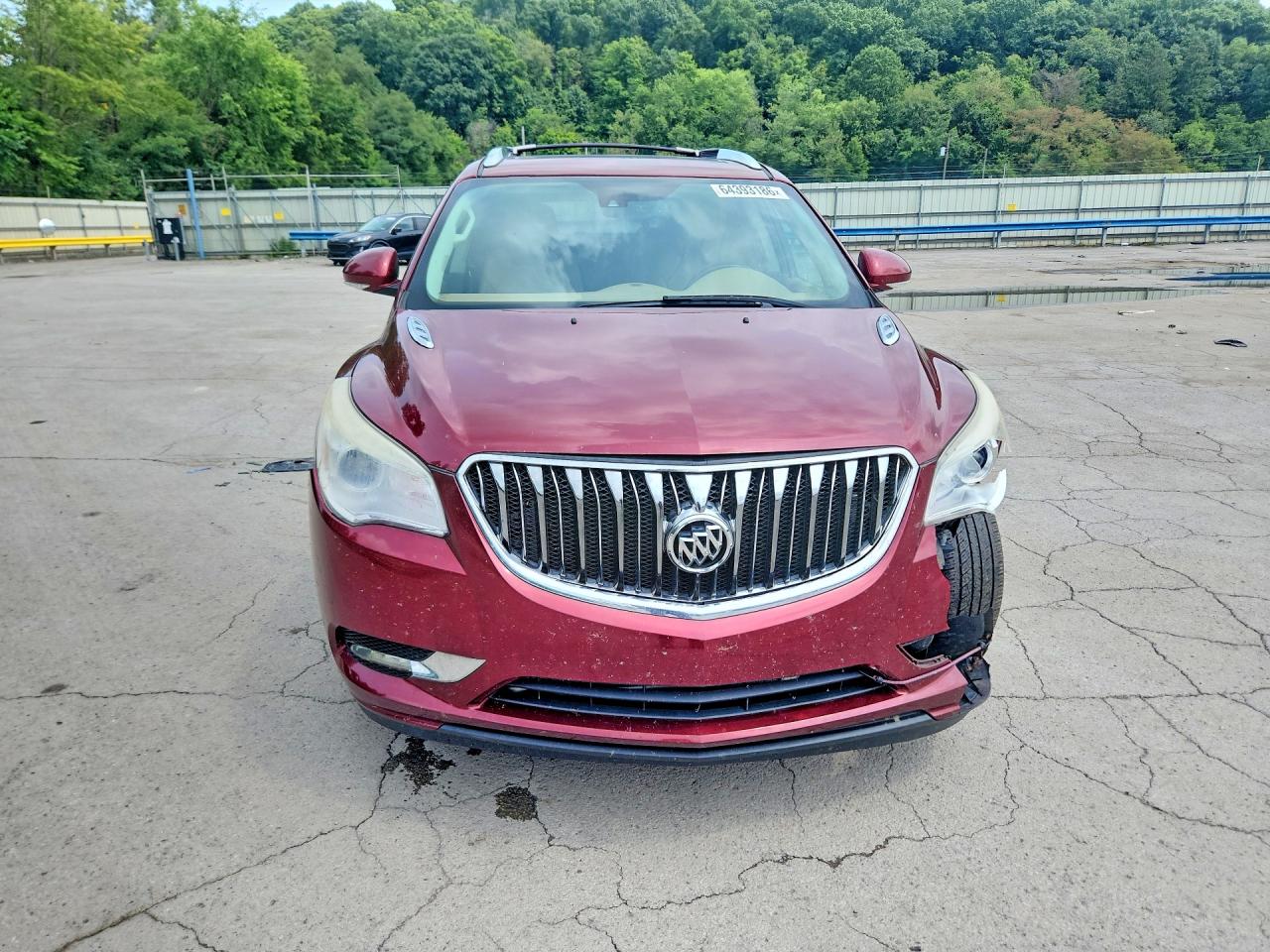 2015 Buick Enclave Burgundy vin: 5GAKVCKD9FJ223136