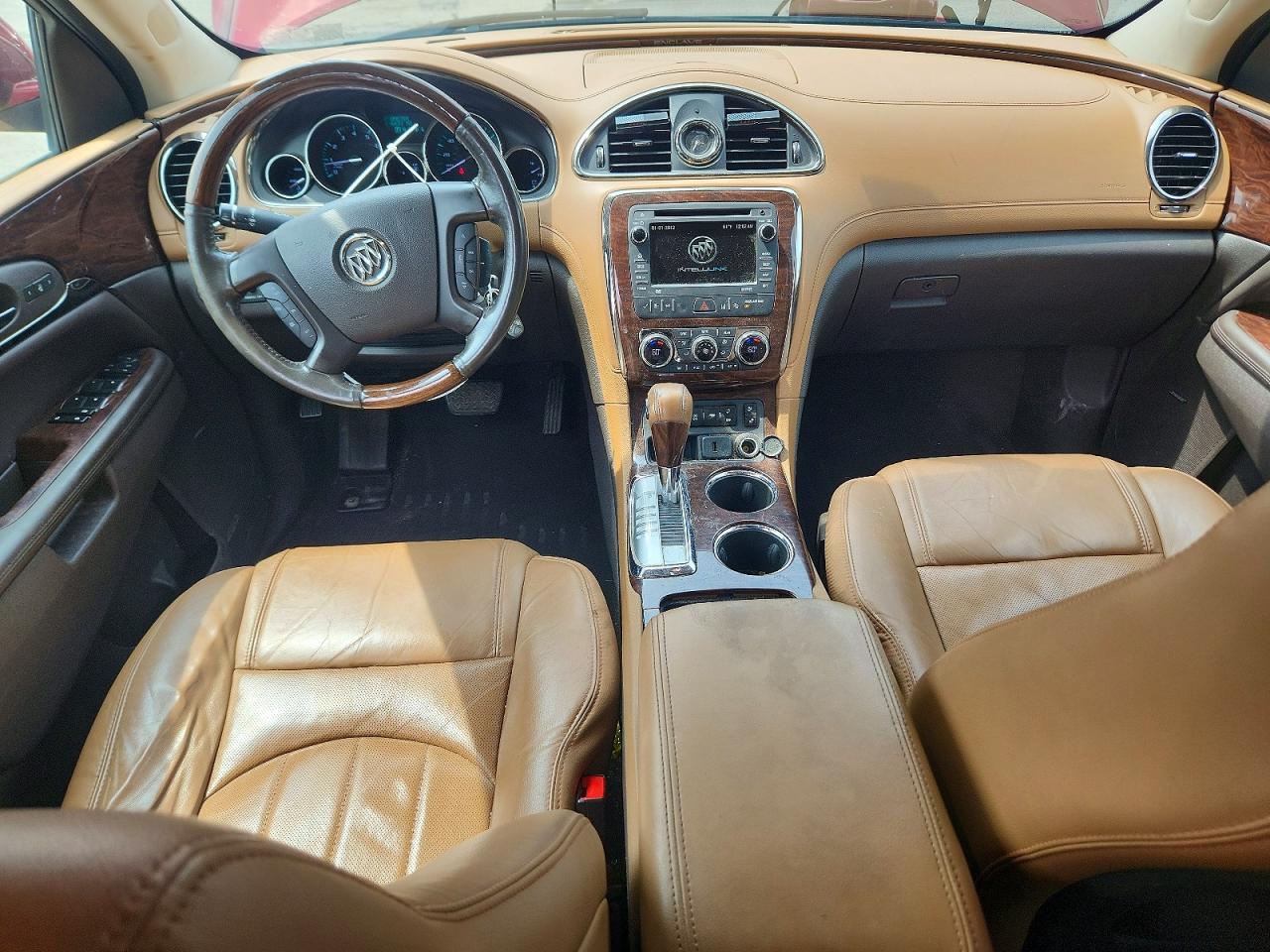 2015 Buick Enclave Burgundy vin: 5GAKVCKD9FJ223136