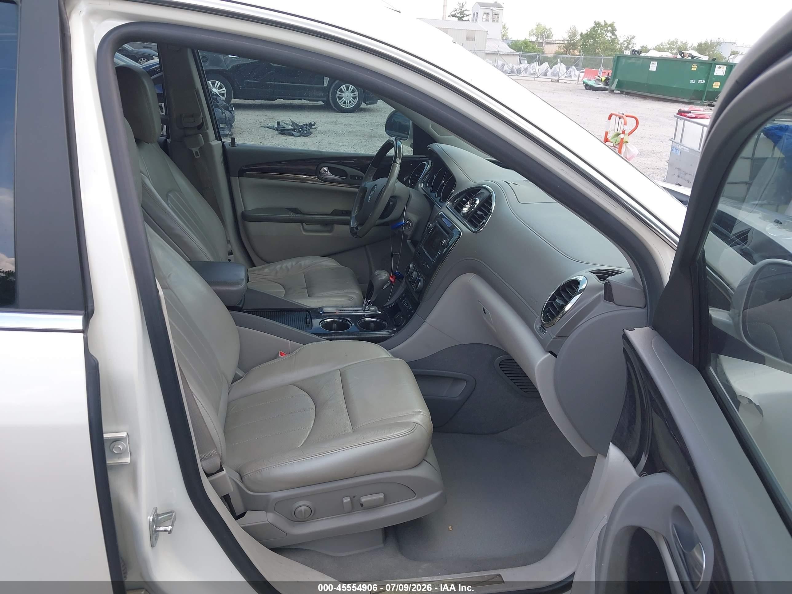 2015 Buick Enclave Premium White vin: 5GAKVCKD9FJ233181