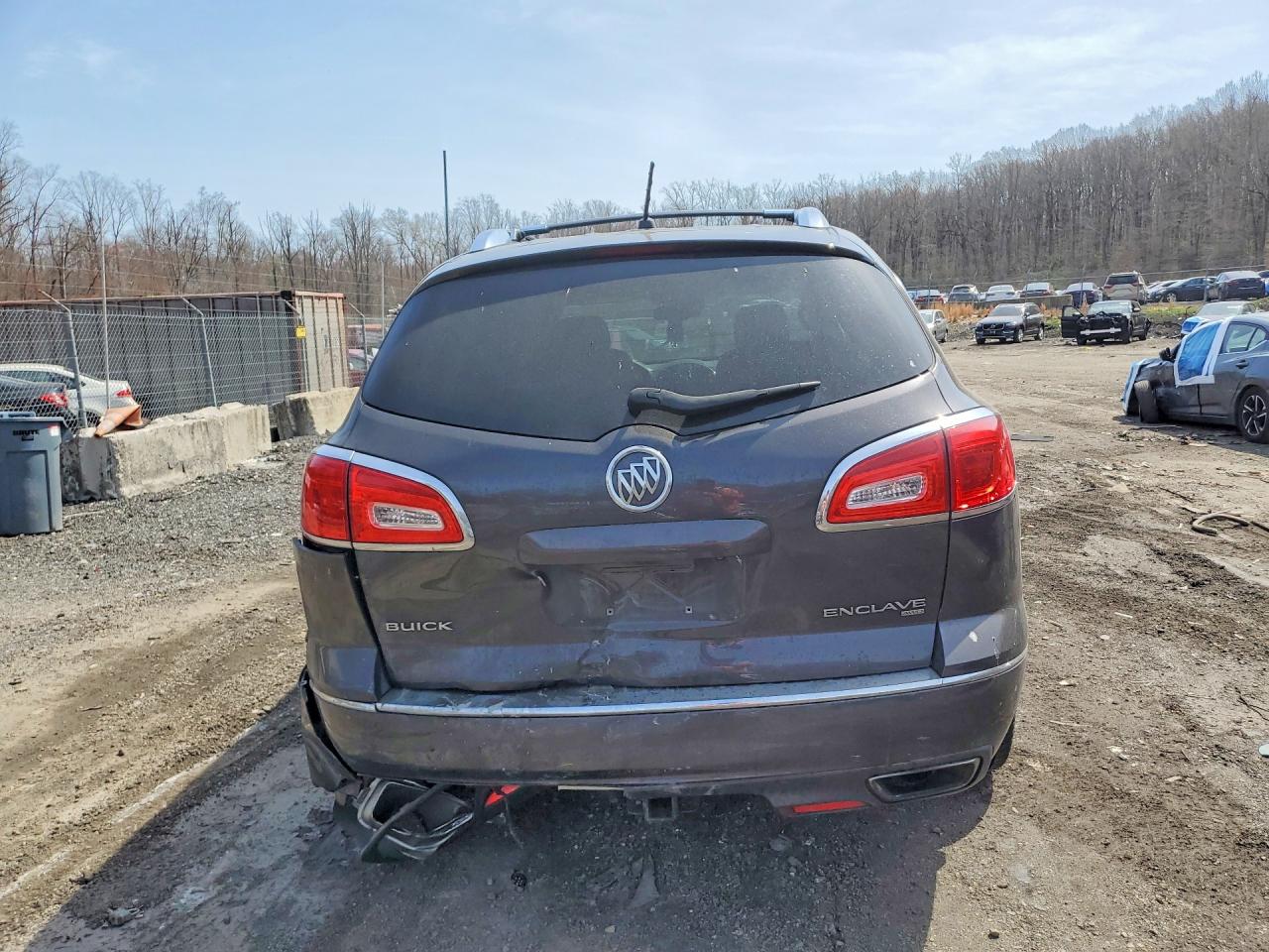 2015 Buick Enclave Gray vin: 5GAKVCKD9FJ317615