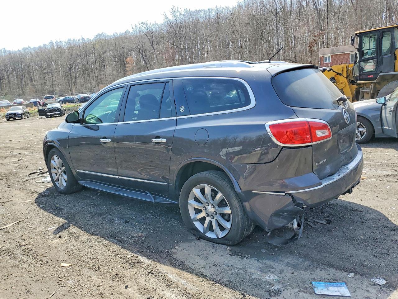 2015 Buick Enclave Gray vin: 5GAKVCKD9FJ317615