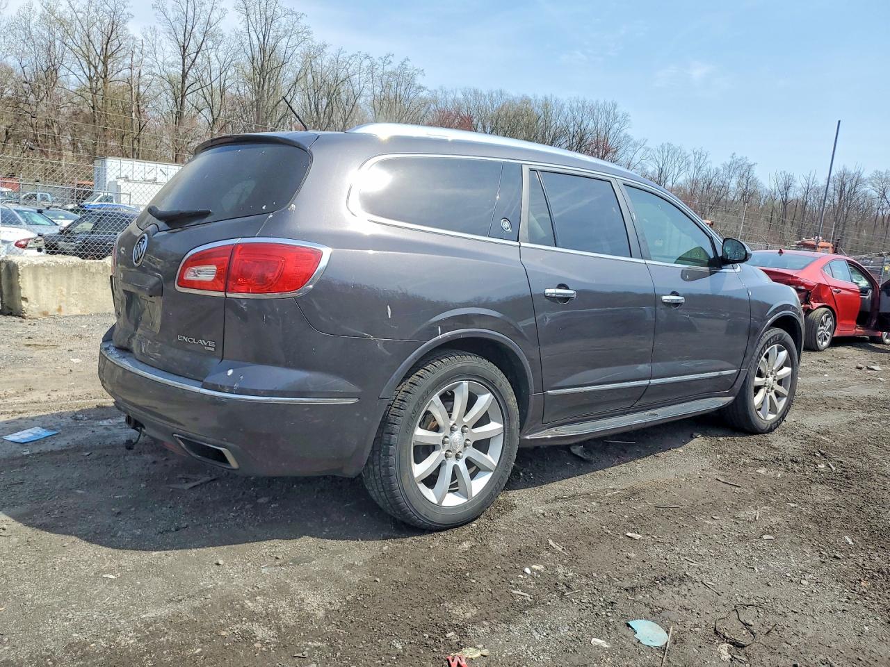 2015 Buick Enclave Gray vin: 5GAKVCKD9FJ317615
