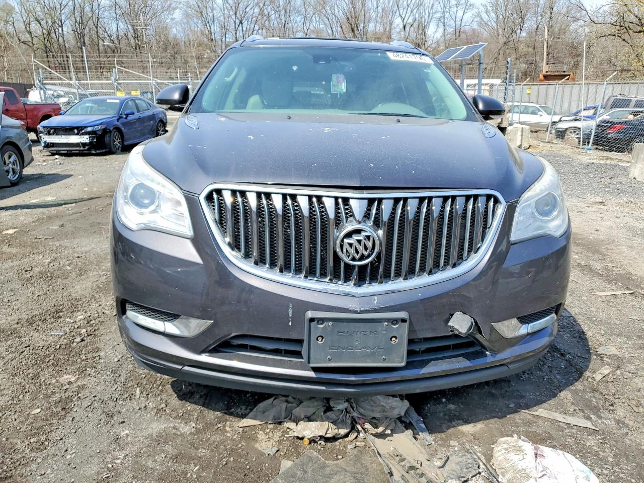 2015 Buick Enclave Gray vin: 5GAKVCKD9FJ317615