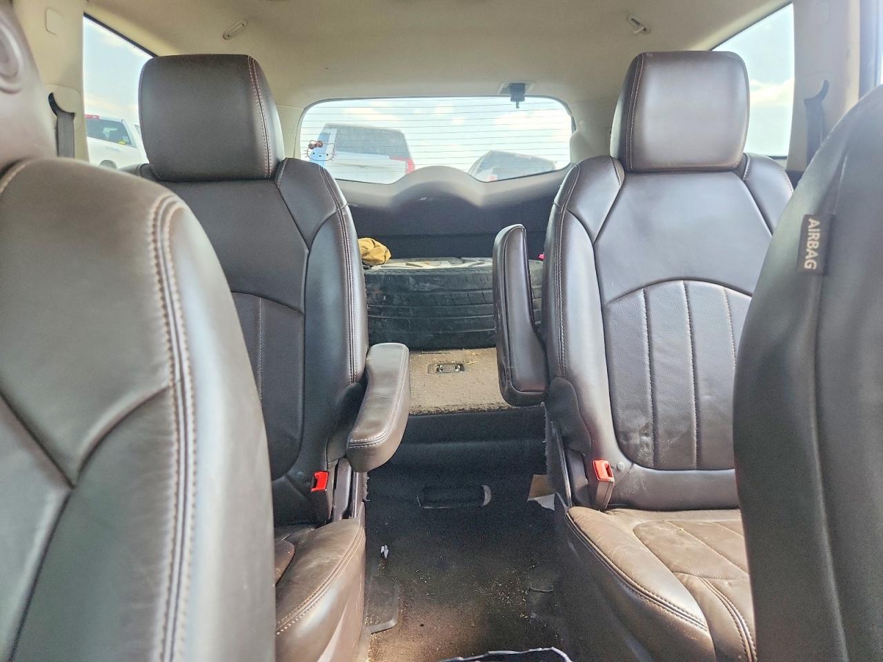 2013 Buick Enclave White vin: 5GAKVCKDXDJ257793