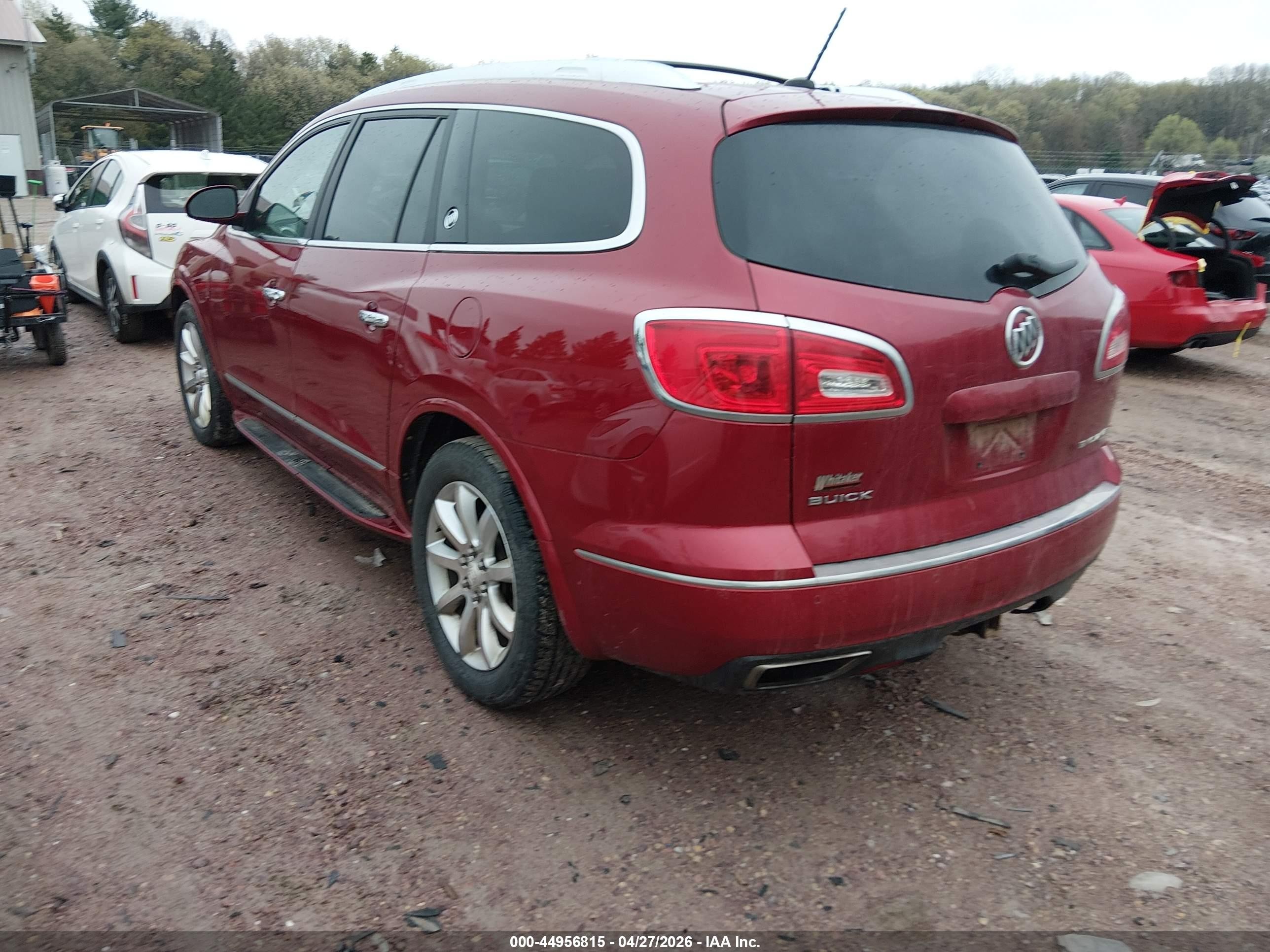 2014 Buick Enclave Premium Maroon vin: 5GAKVCKDXEJ135372