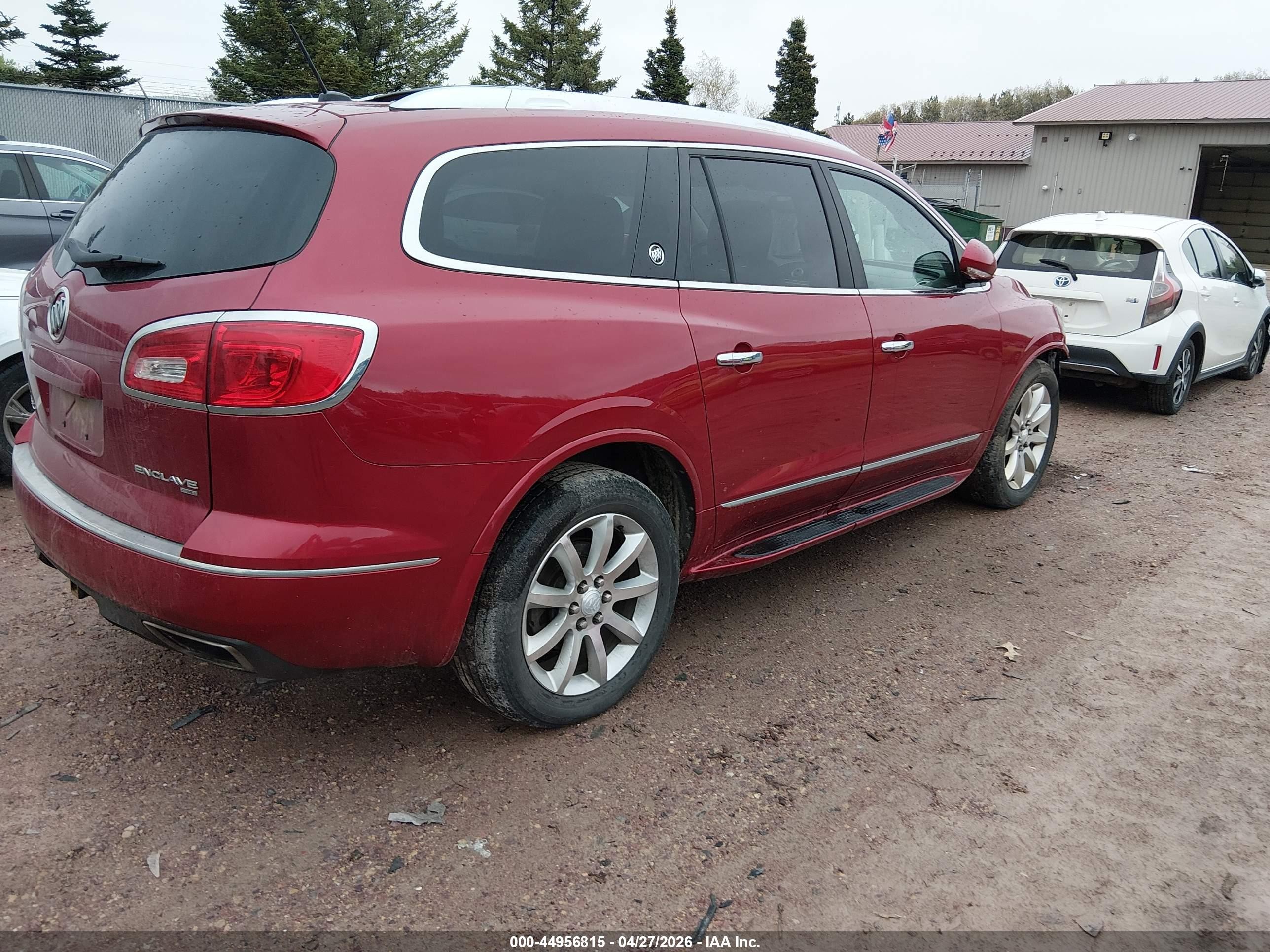 2014 Buick Enclave Premium Maroon vin: 5GAKVCKDXEJ135372
