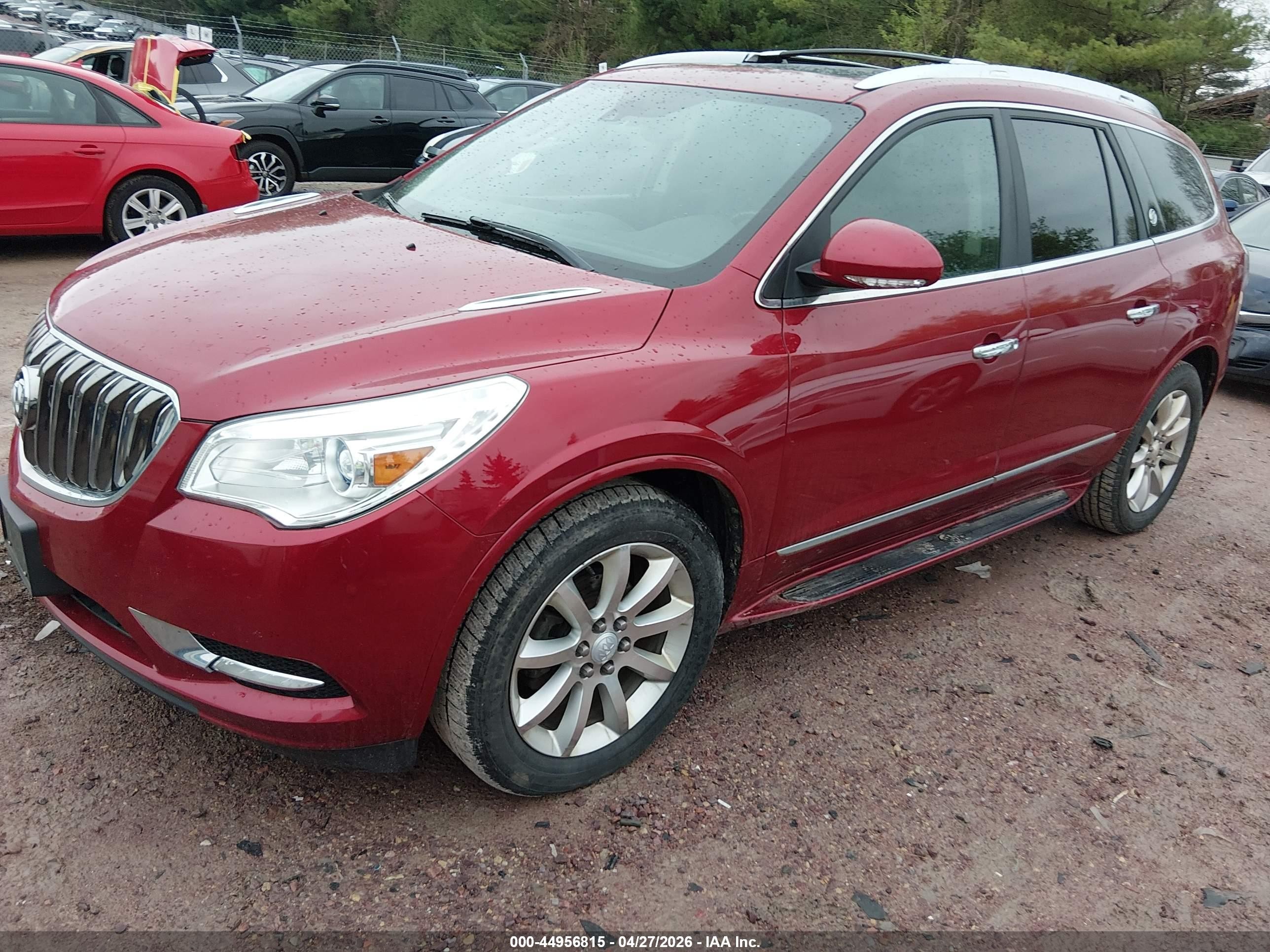 2014 Buick Enclave Premium Maroon vin: 5GAKVCKDXEJ135372