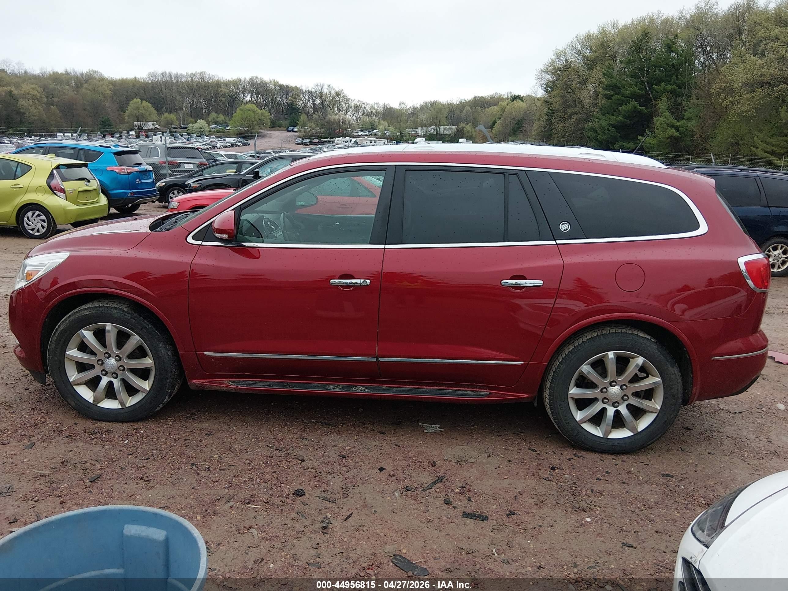 2014 Buick Enclave Premium Maroon vin: 5GAKVCKDXEJ135372
