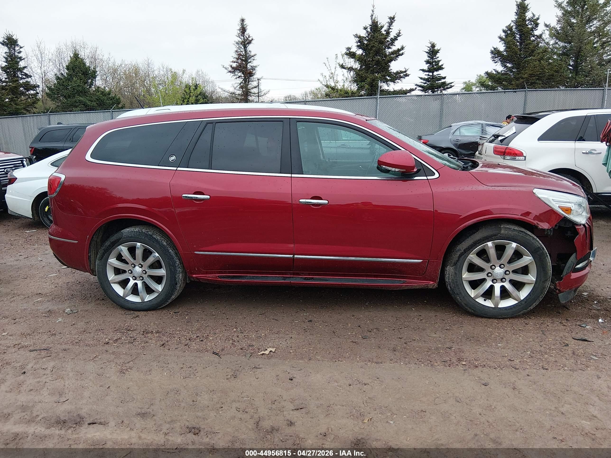 2014 Buick Enclave Premium Maroon vin: 5GAKVCKDXEJ135372