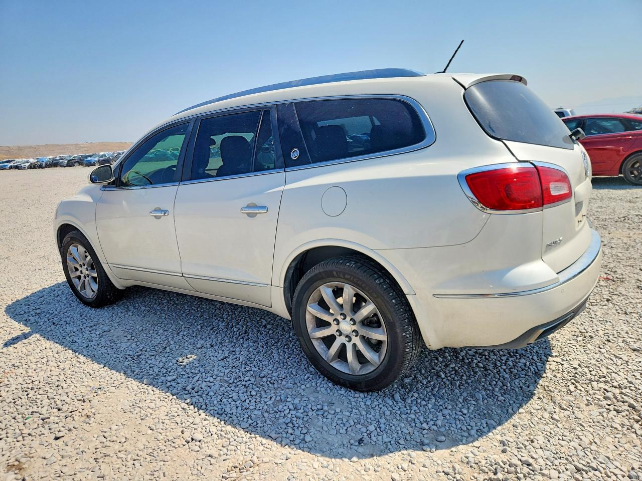 2014 Buick Enclave White vin: 5GAKVCKDXEJ198701