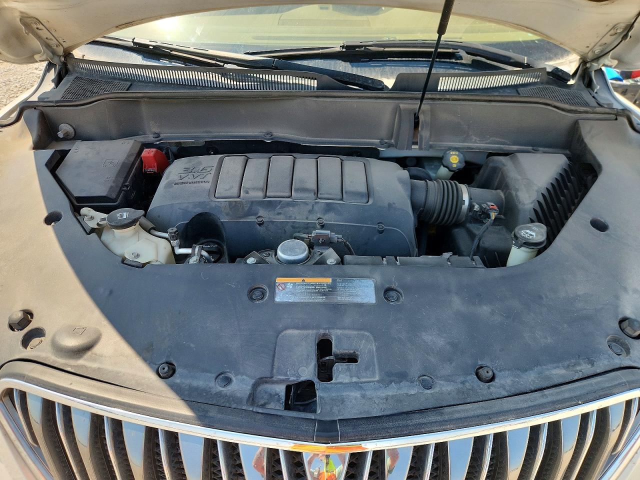 2014 Buick Enclave White vin: 5GAKVCKDXEJ198701