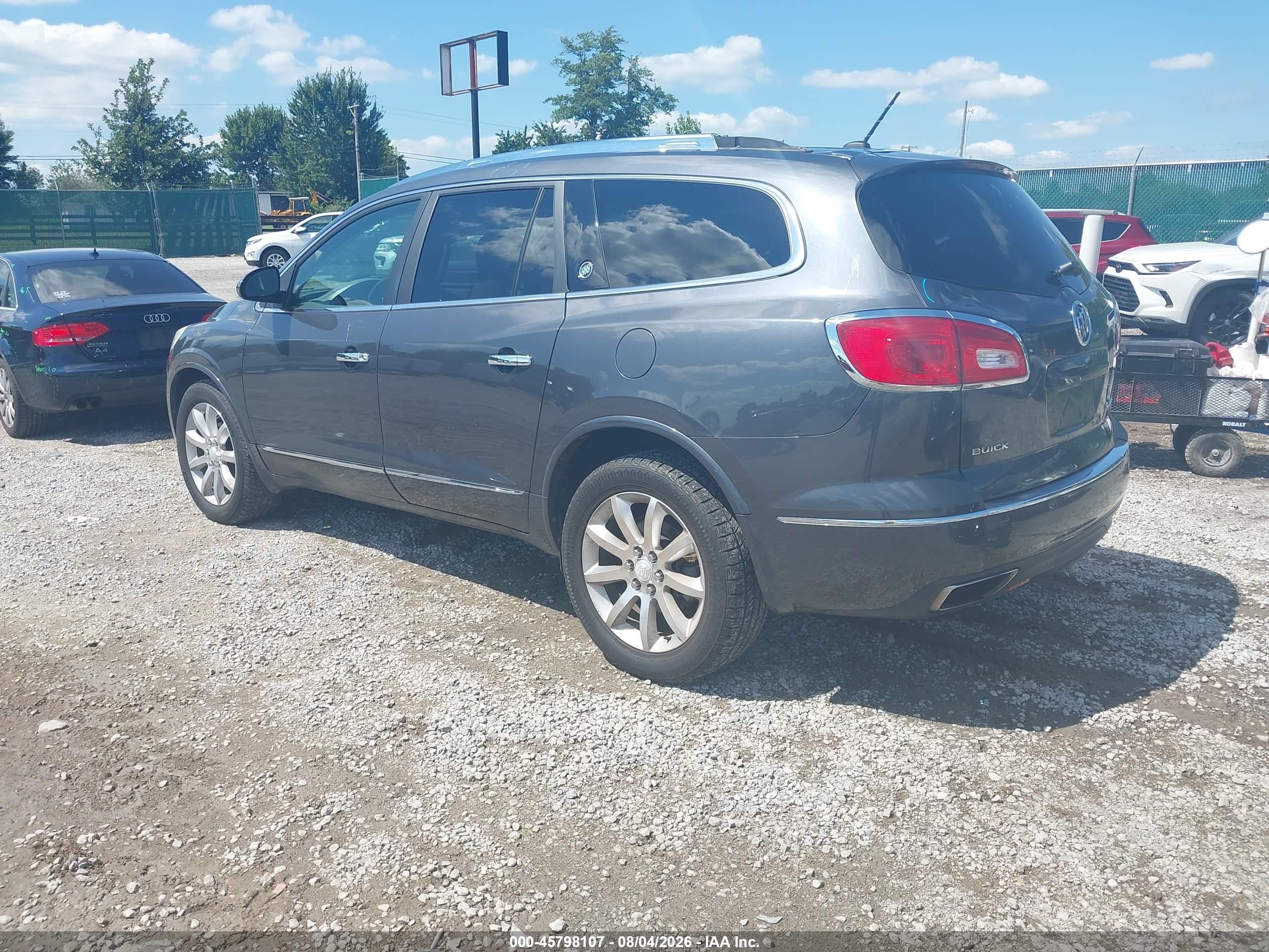2014 Buick Enclave Premium Gray vin: 5GAKVCKDXEJ262039