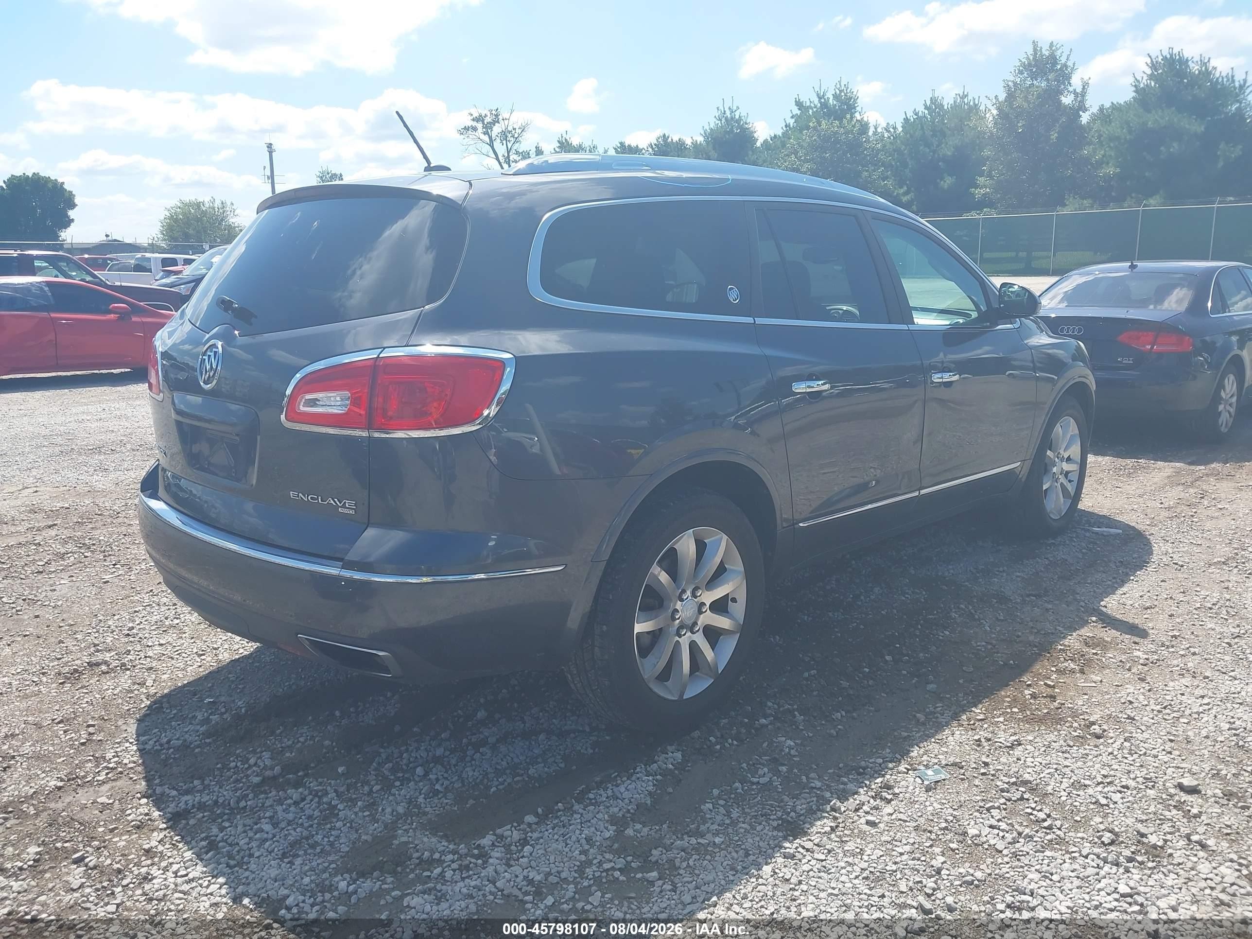 2014 Buick Enclave Premium Gray vin: 5GAKVCKDXEJ262039