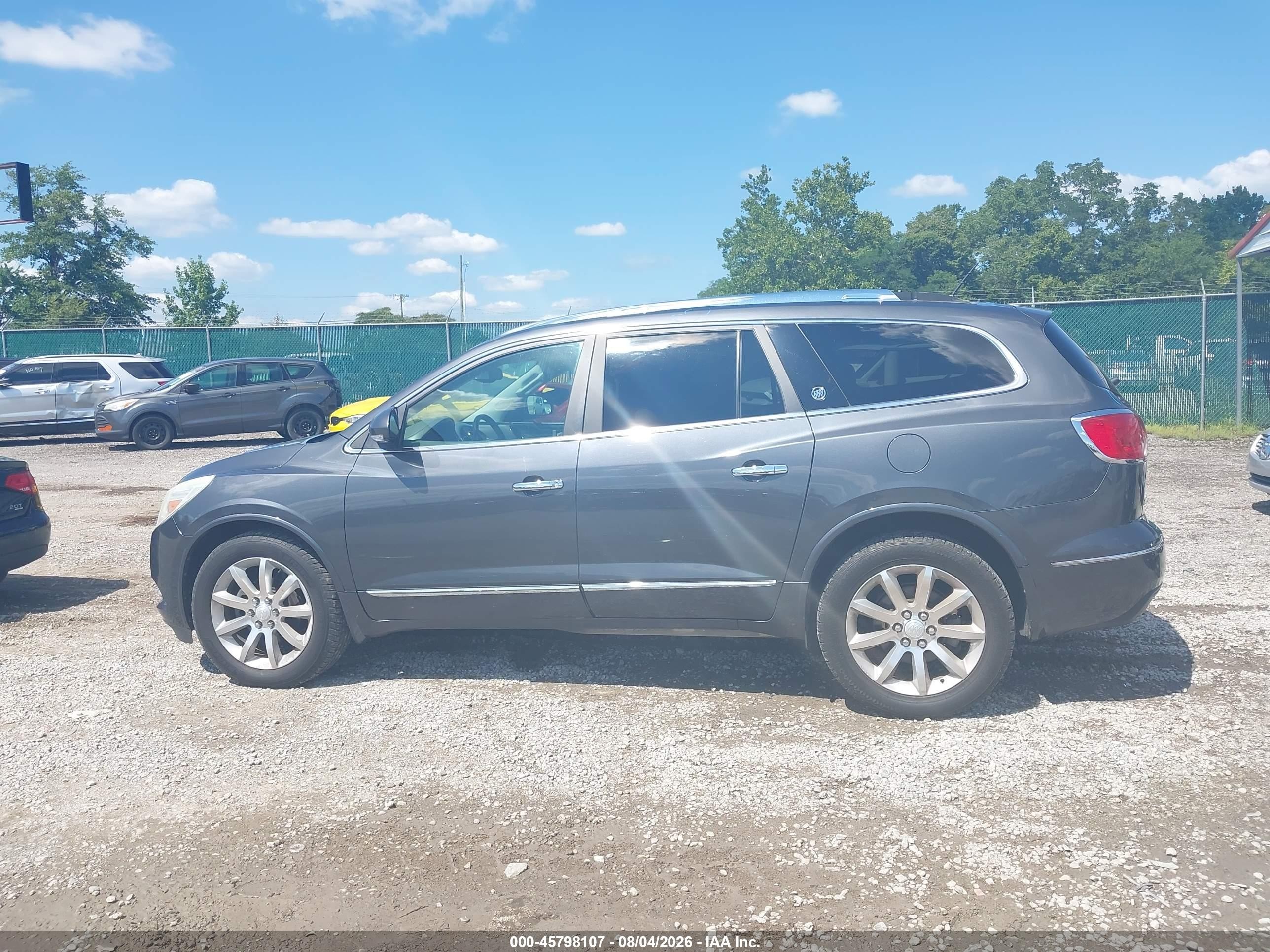 2014 Buick Enclave Premium Gray vin: 5GAKVCKDXEJ262039