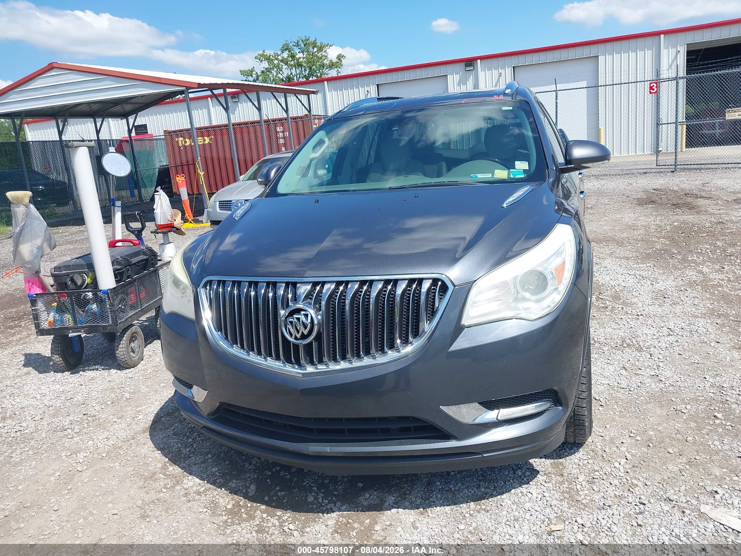2014 Buick Enclave Premium Gray vin: 5GAKVCKDXEJ262039