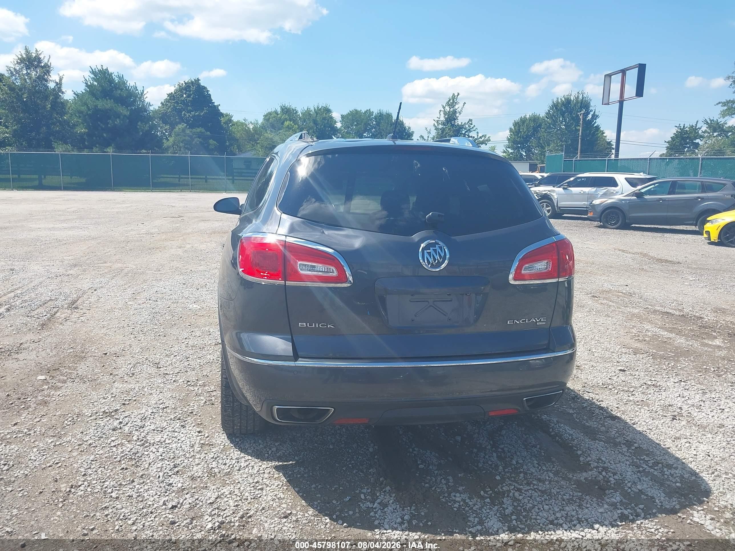 2014 Buick Enclave Premium Gray vin: 5GAKVCKDXEJ262039