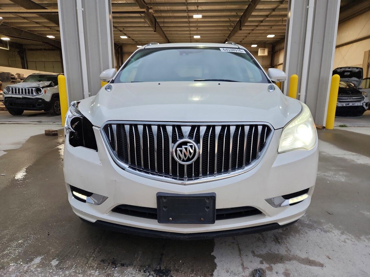 2014 Buick Enclave White vin: 5GAKVCKDXEJ284090