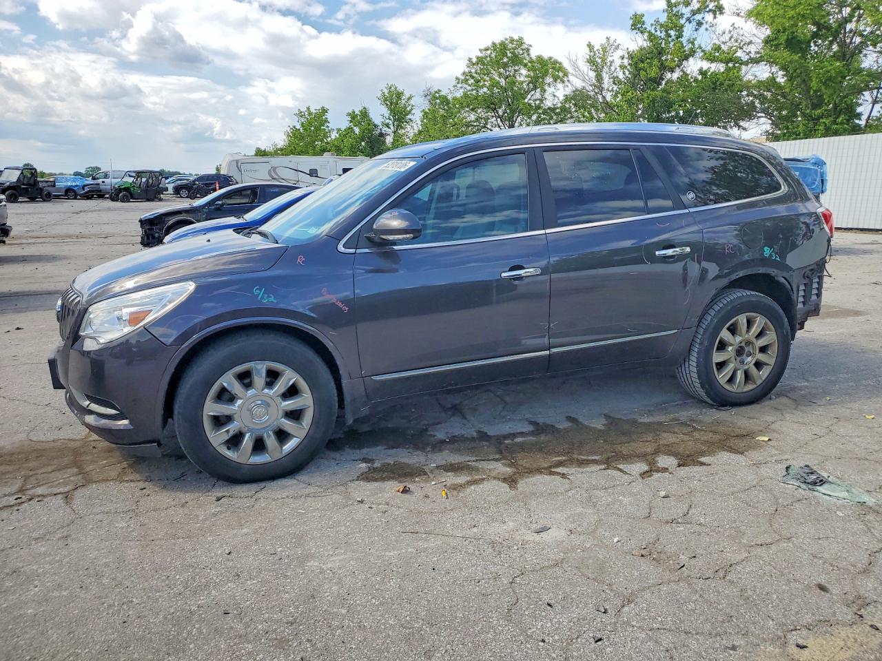 2014 Buick Enclave Gray vin: 5GAKVCKDXEJ311904