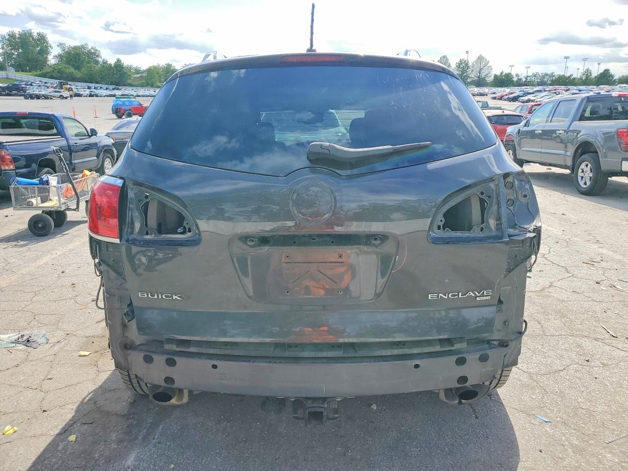 2014 Buick Enclave Gray vin: 5GAKVCKDXEJ311904