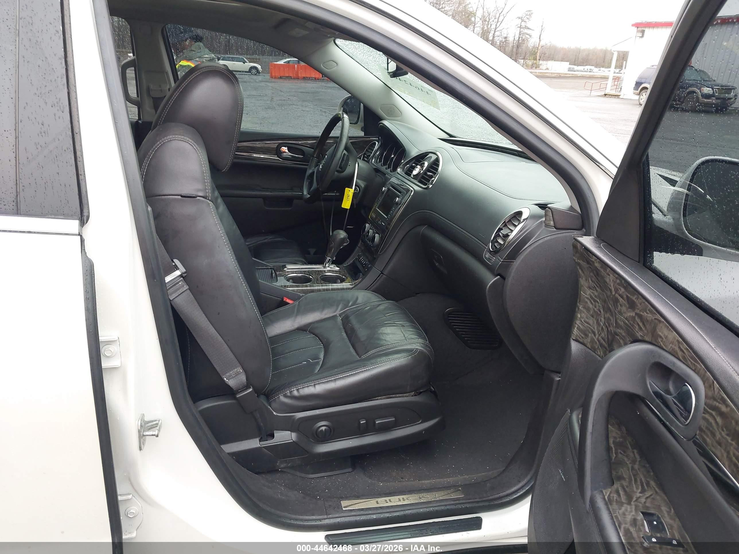 2014 Buick Enclave Premium White vin: 5GAKVCKDXEJ312258