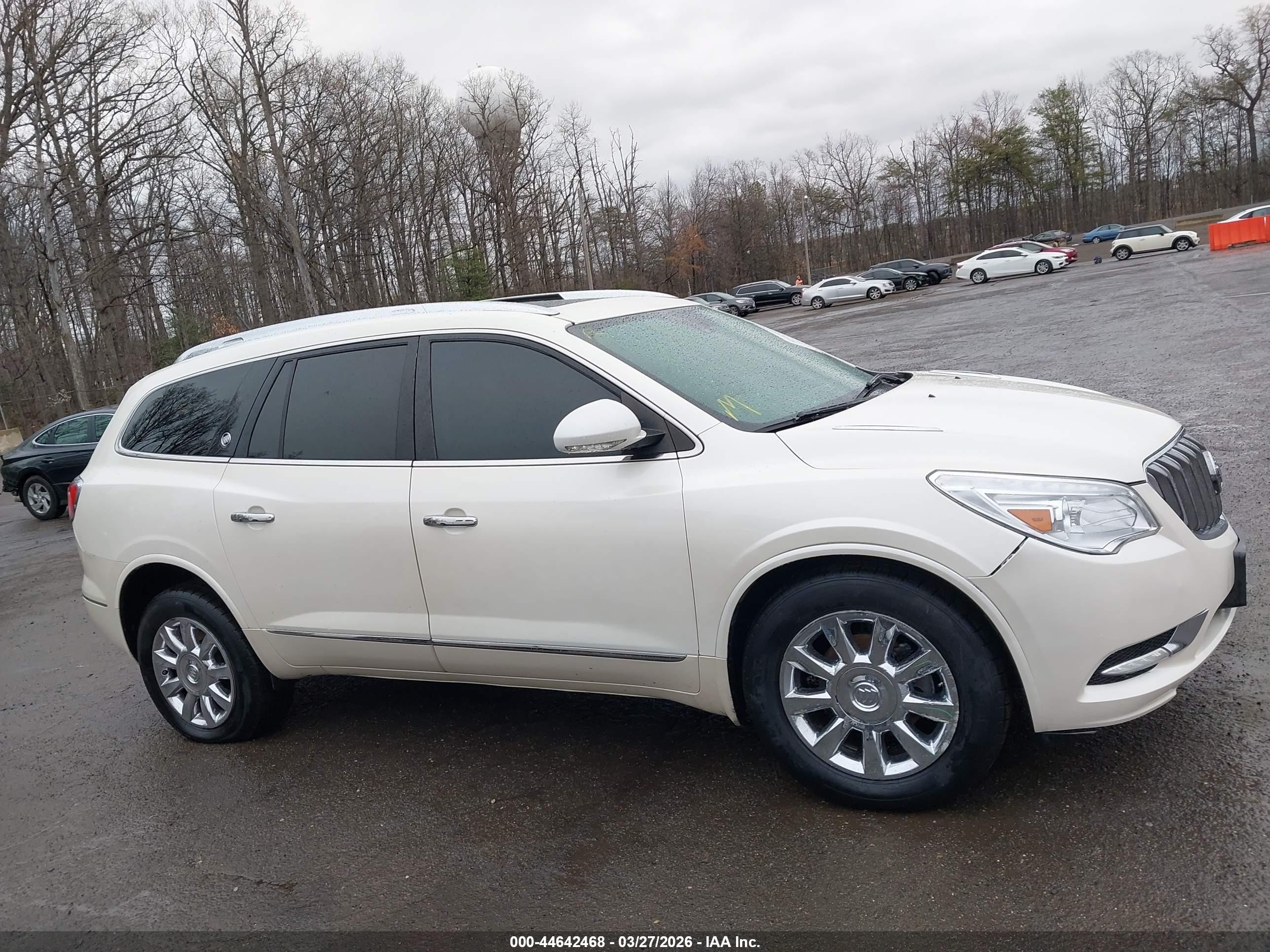 2014 Buick Enclave Premium White vin: 5GAKVCKDXEJ312258