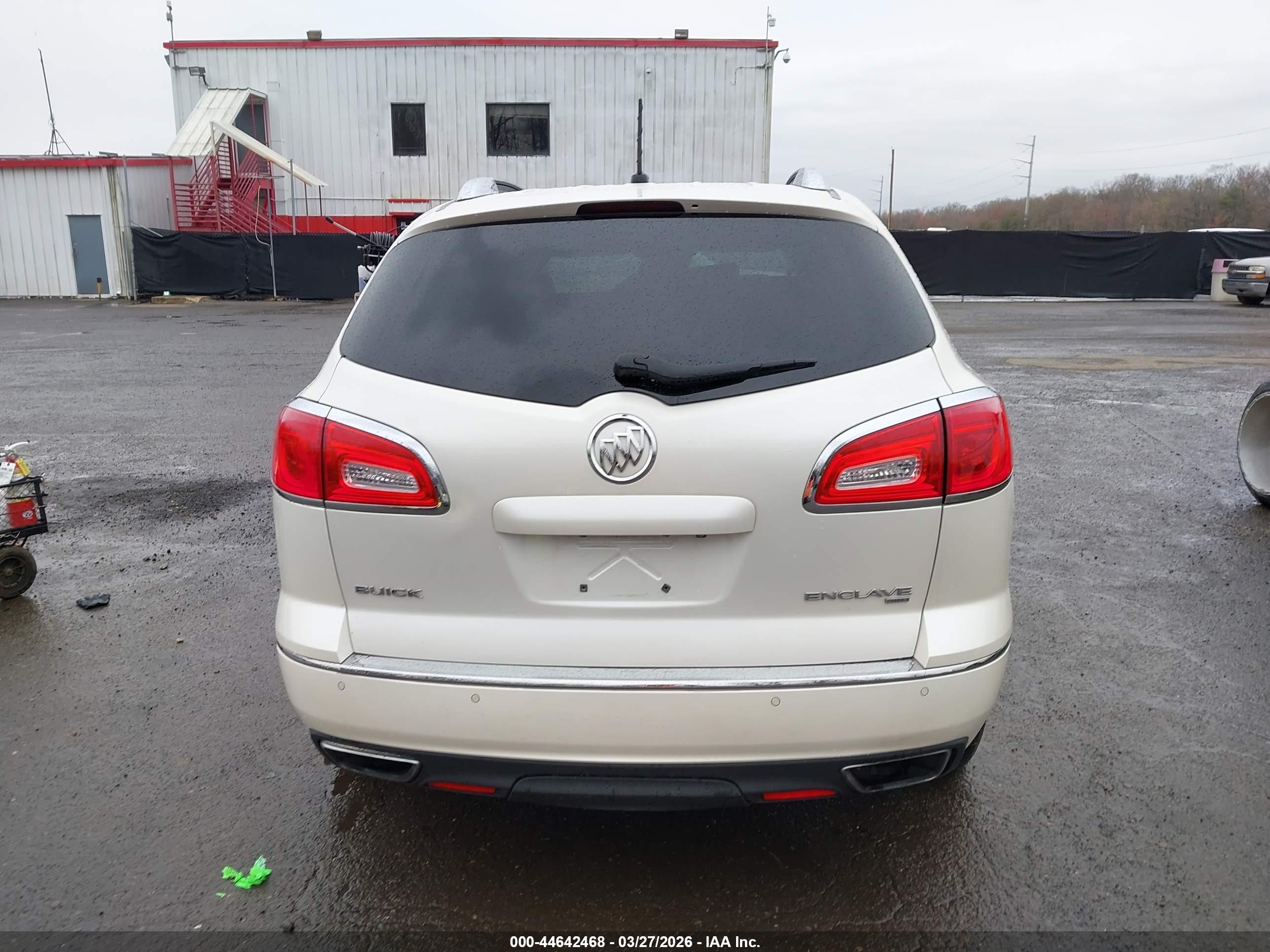 2014 Buick Enclave Premium White vin: 5GAKVCKDXEJ312258