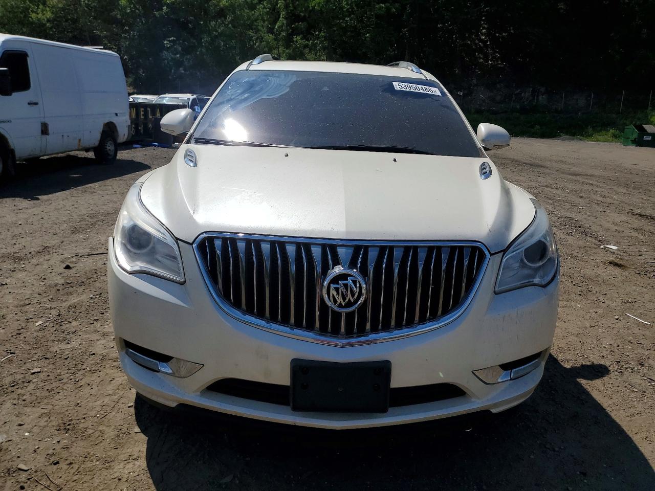 2015 Buick Enclave White vin: 5GAKVCKDXFJ108304