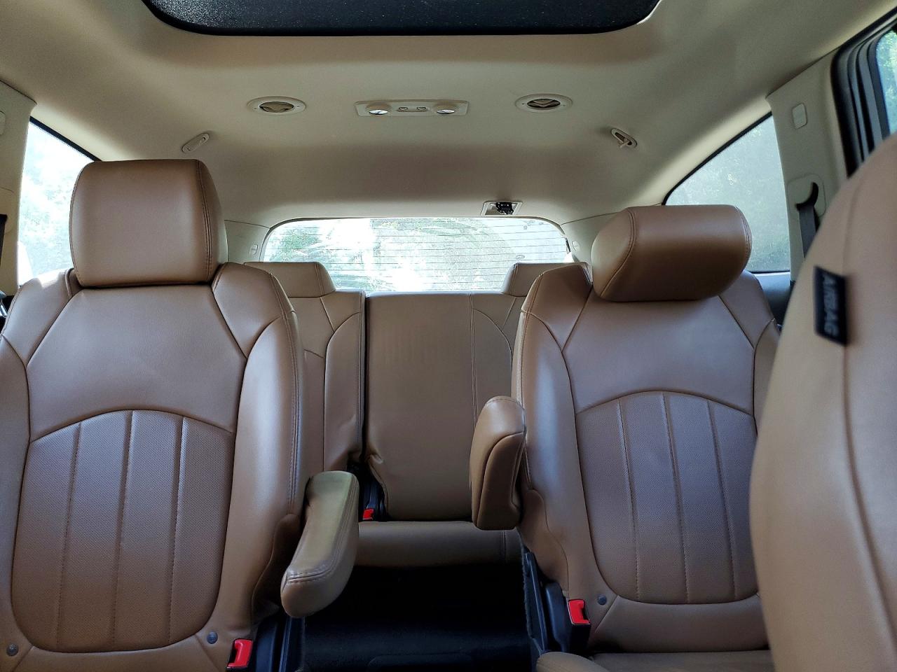 2015 Buick Enclave White vin: 5GAKVCKDXFJ108304