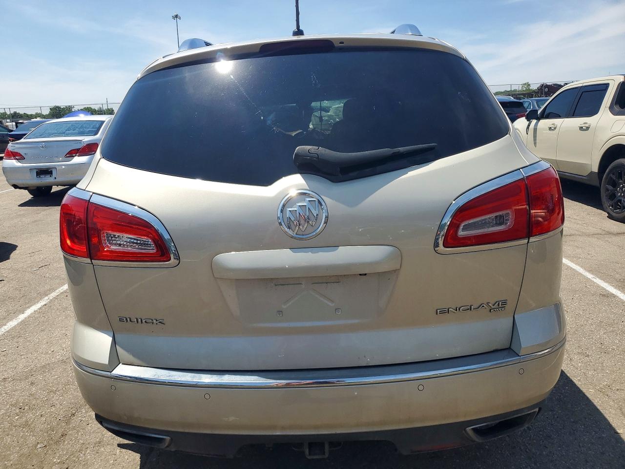 2015 Buick Enclave Beige vin: 5GAKVCKDXFJ228586