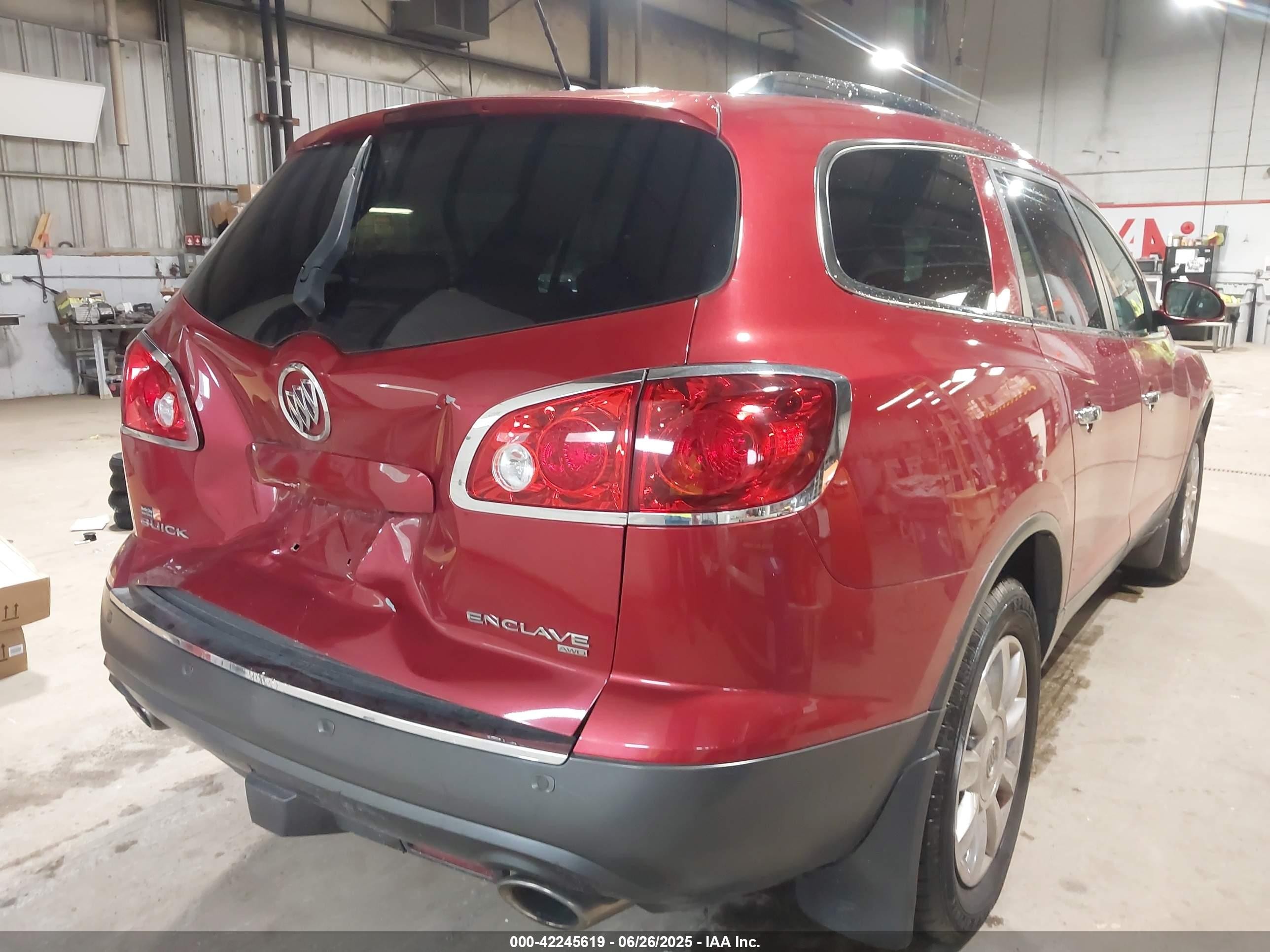 2012 Buick Enclave Premium Красный vin: 5GAKVDED0CJ315622
