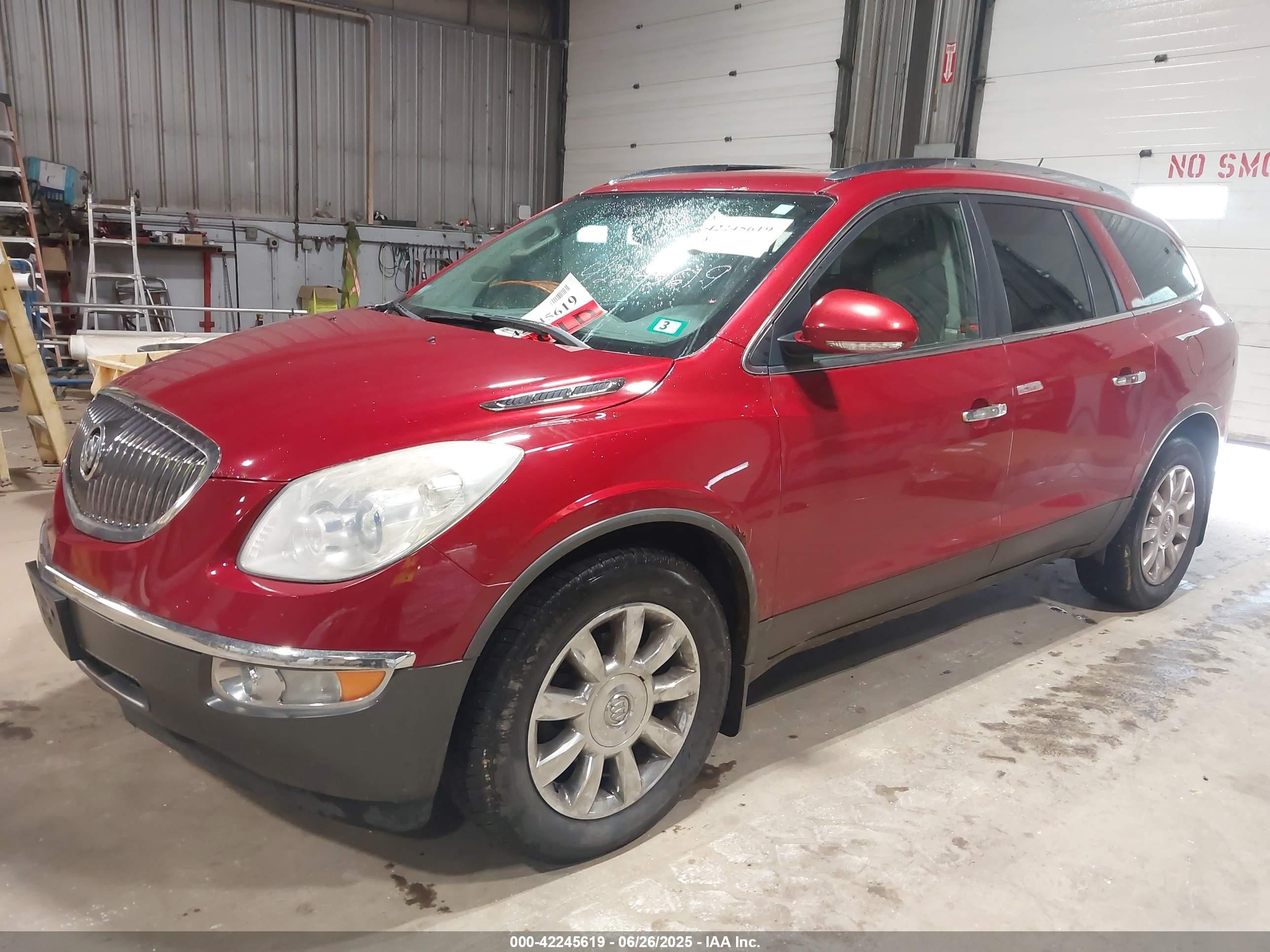 2012 Buick Enclave Premium Красный vin: 5GAKVDED0CJ315622