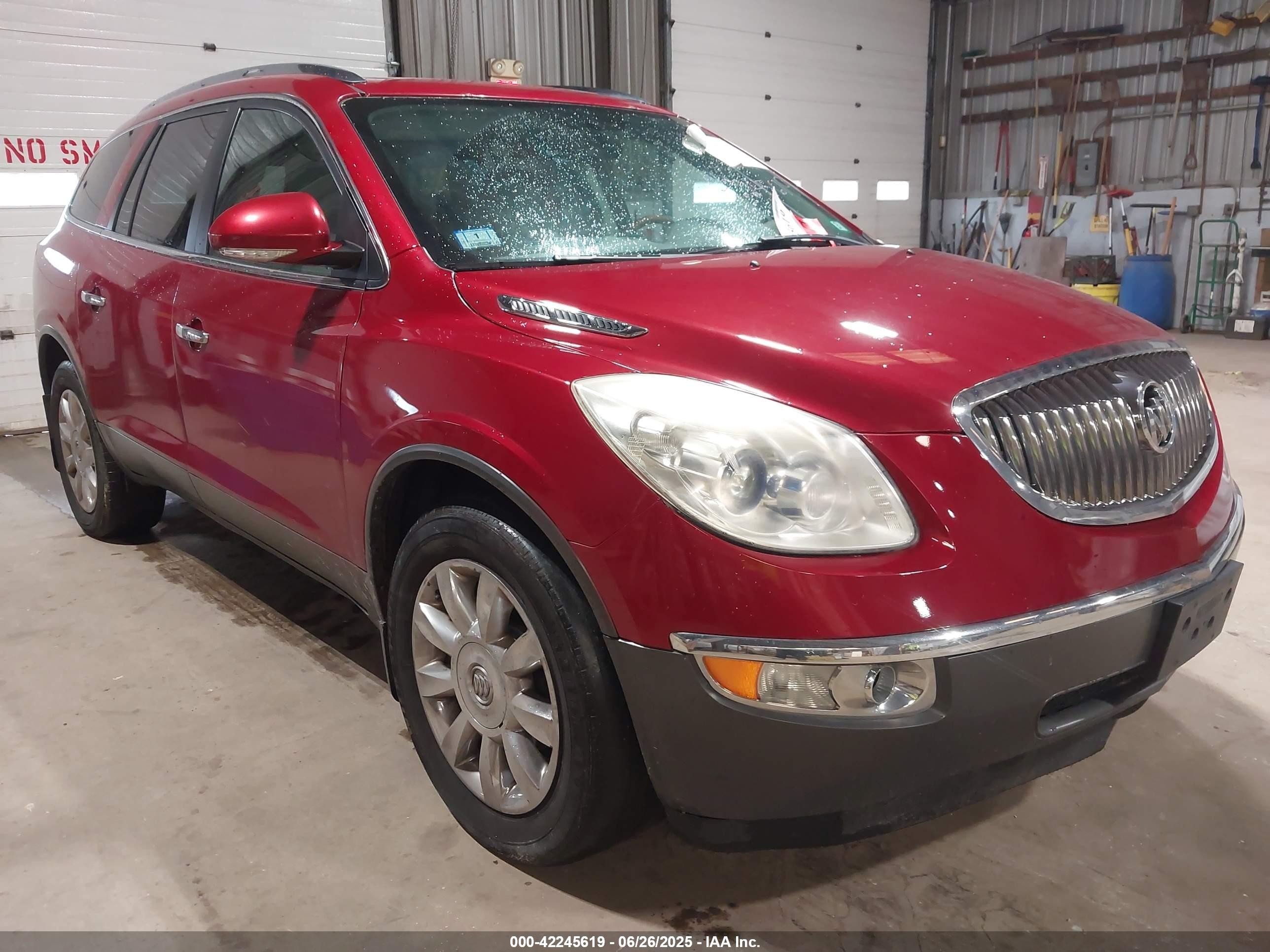 2012 Buick Enclave Premium Red vin: 5GAKVDED0CJ315622