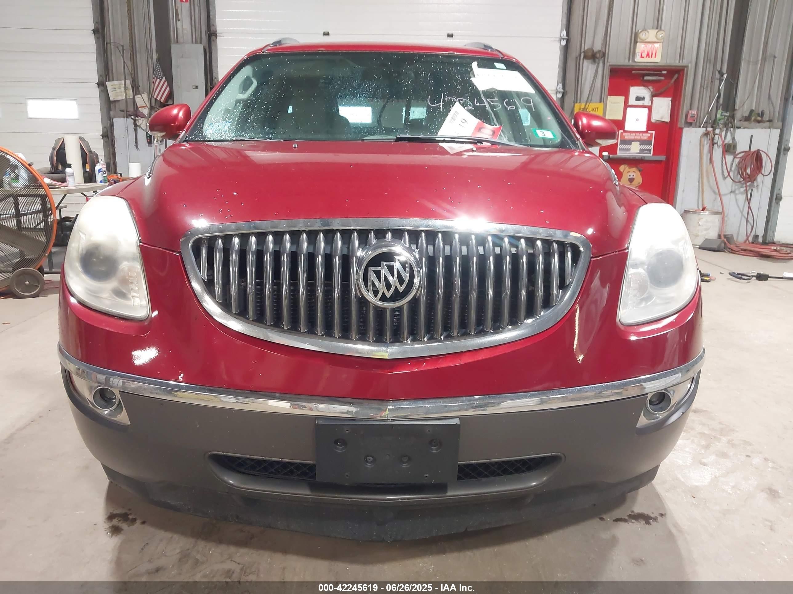 2012 Buick Enclave Premium Красный vin: 5GAKVDED0CJ315622