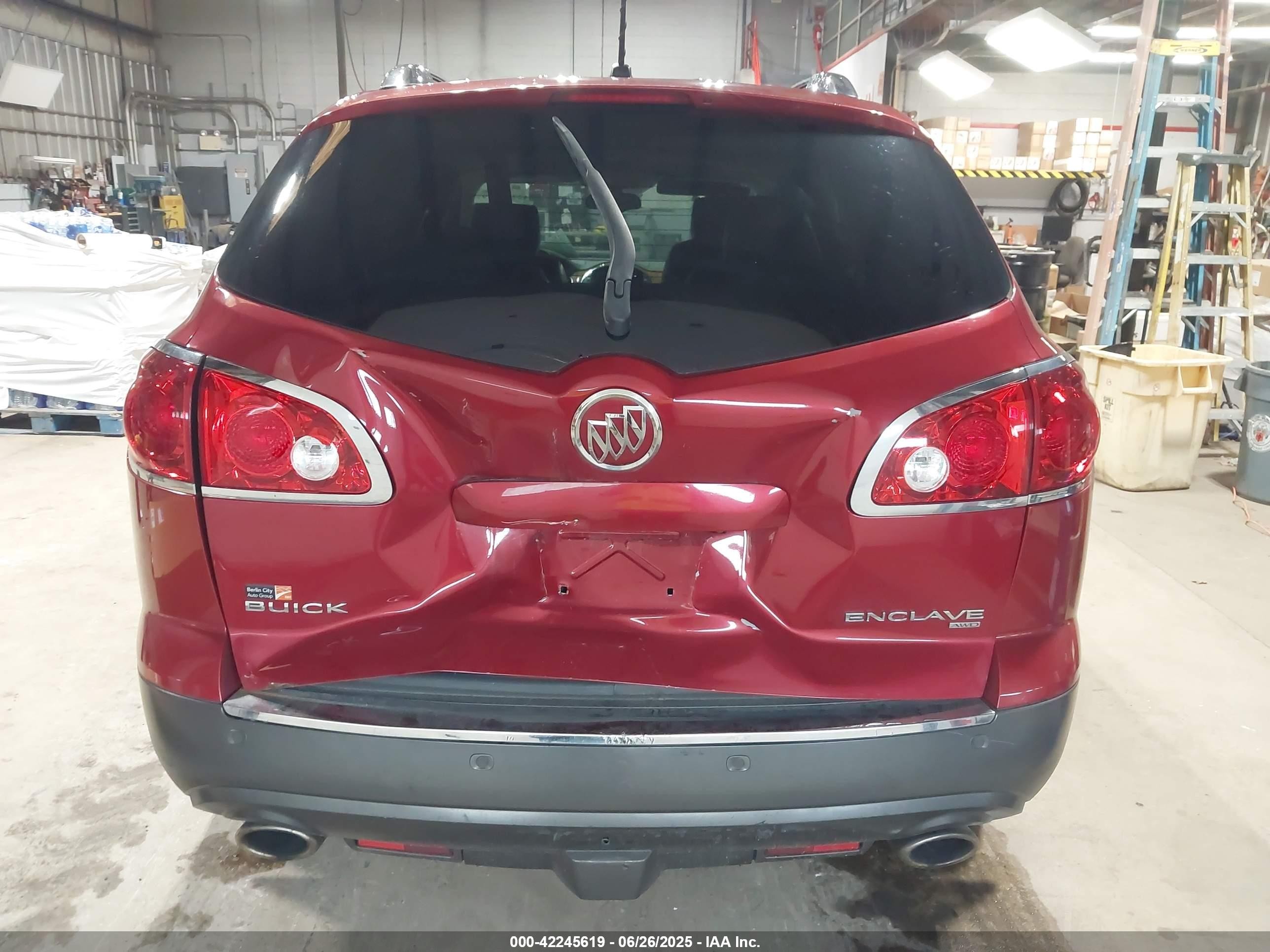 2012 Buick Enclave Premium Красный vin: 5GAKVDED0CJ315622