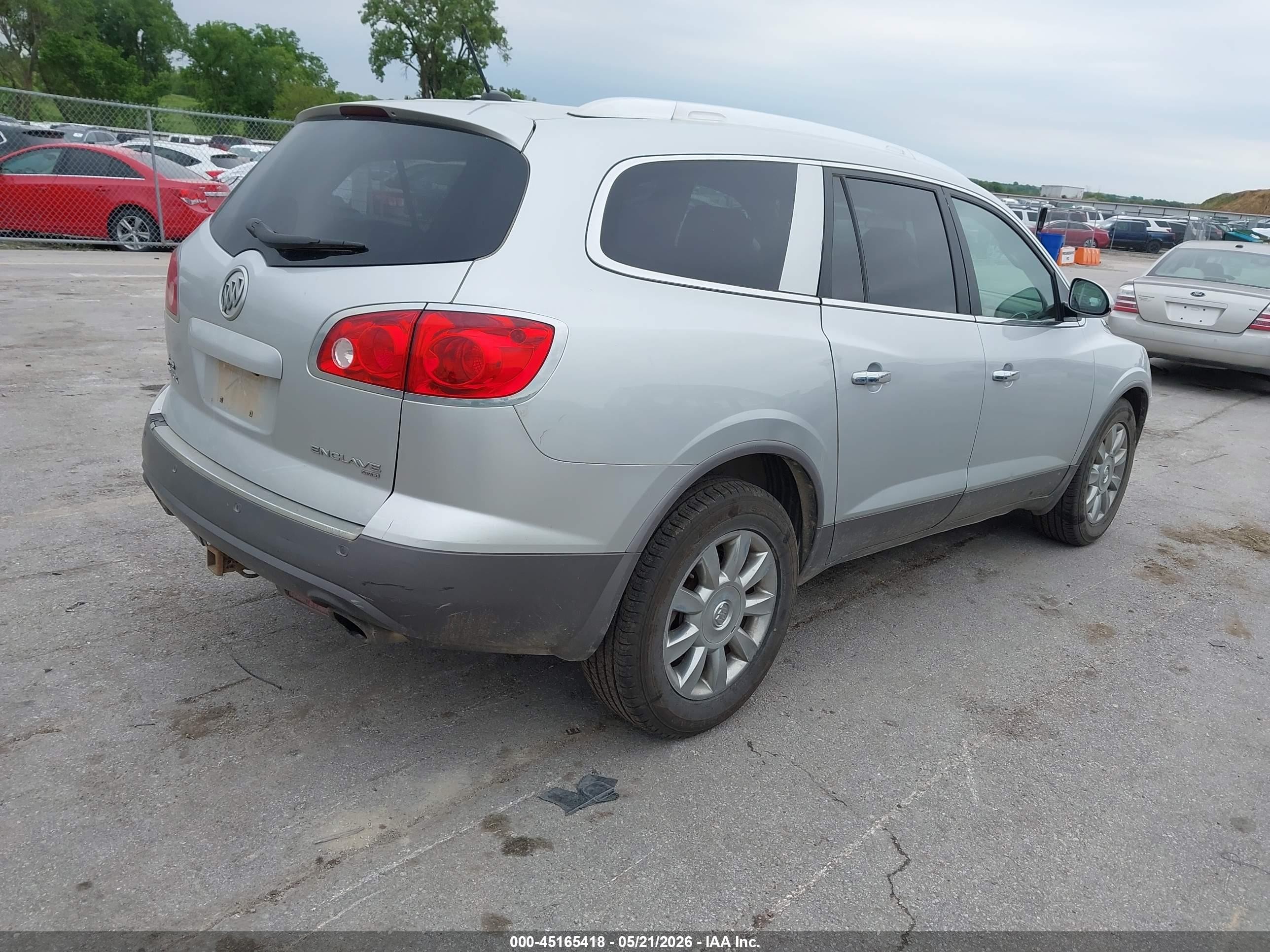 2012 Buick Enclave Premium Silver vin: 5GAKVDED2CJ142136