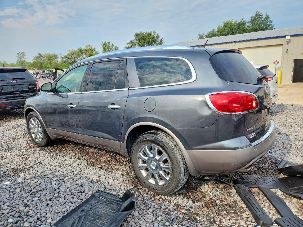 2012 Buick Enclave Gray vin: 5GAKVDED2CJ258596