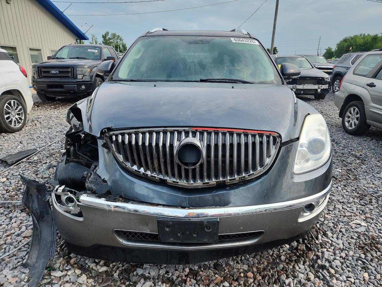 2012 Buick Enclave Gray vin: 5GAKVDED2CJ258596