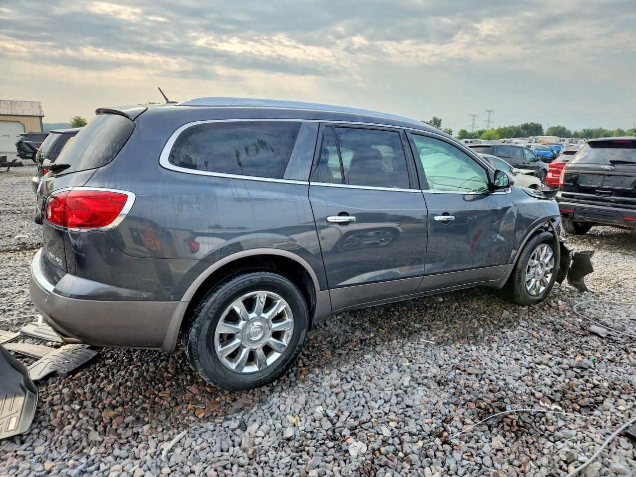 2012 Buick Enclave Gray vin: 5GAKVDED2CJ258596