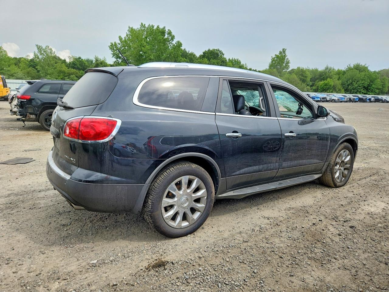 2012 Buick Enclave Black vin: 5GAKVDED5CJ250296