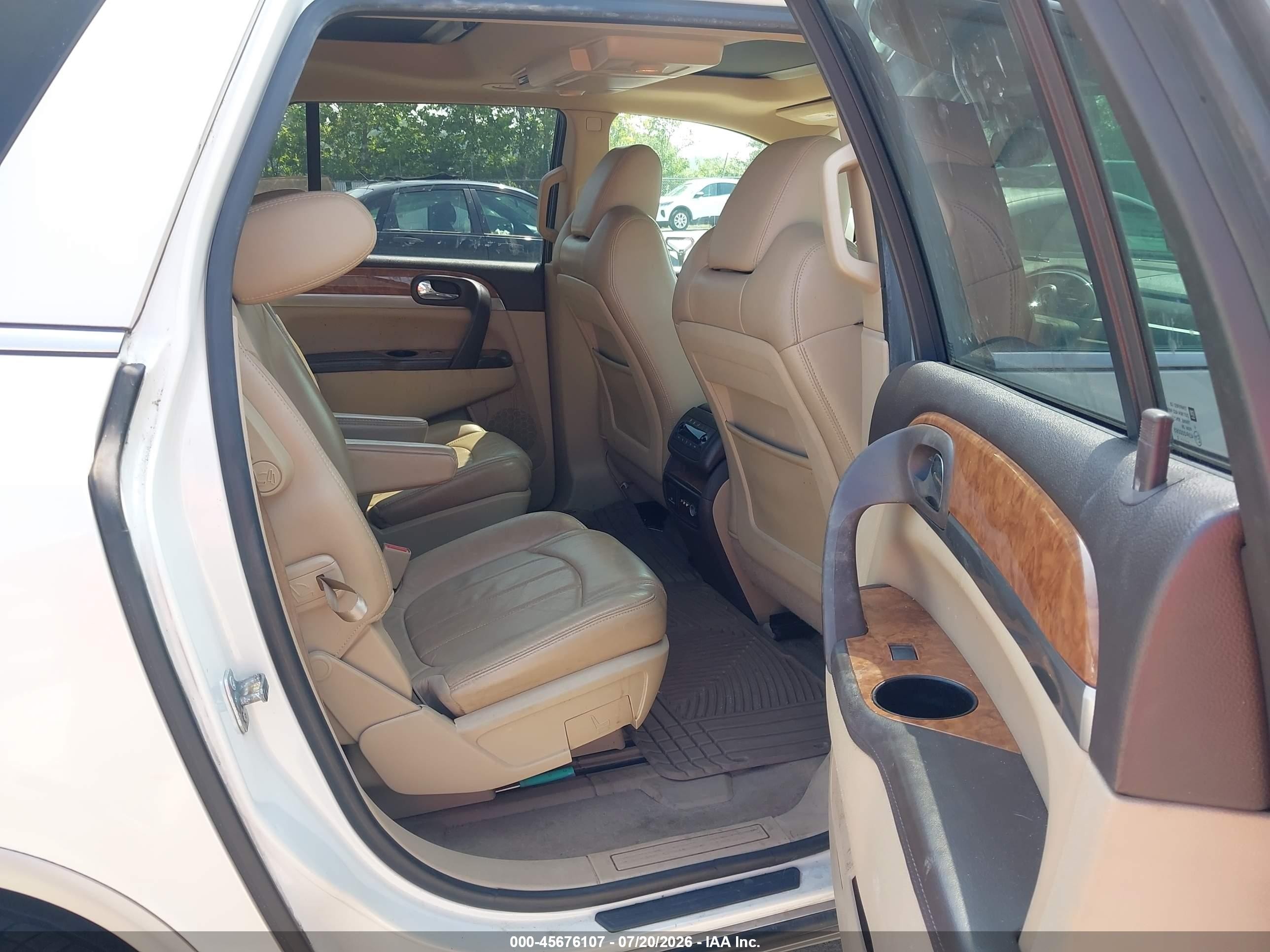 2012 Buick Enclave Premium Кремовый vin: 5GAKVDED5CJ294881