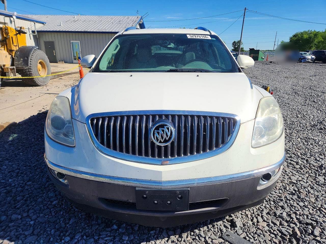 2012 Buick Enclave White vin: 5GAKVDED5CJ345554
