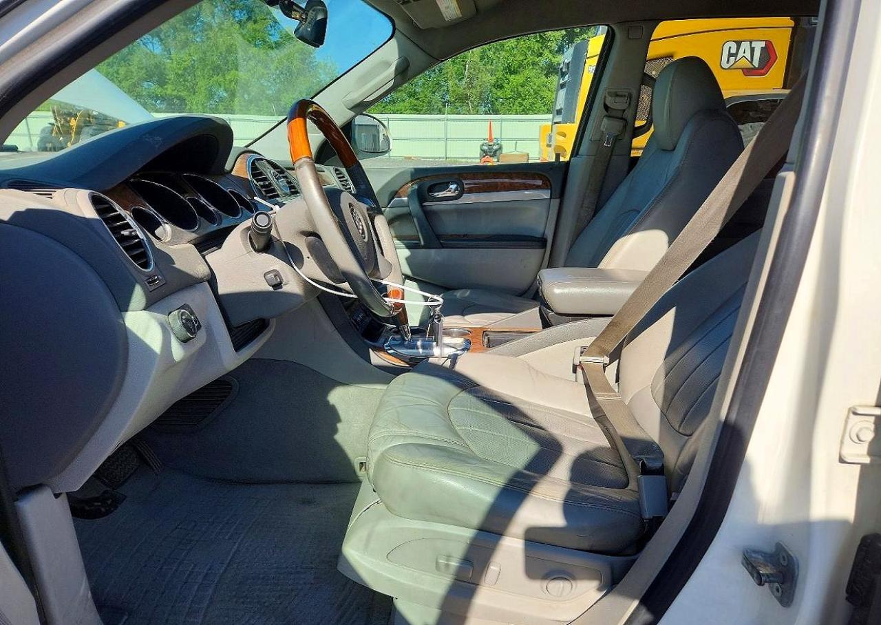 2012 Buick Enclave White vin: 5GAKVDED5CJ345554