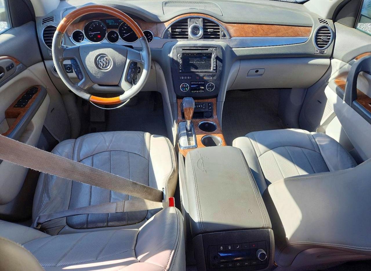2012 Buick Enclave White vin: 5GAKVDED5CJ345554