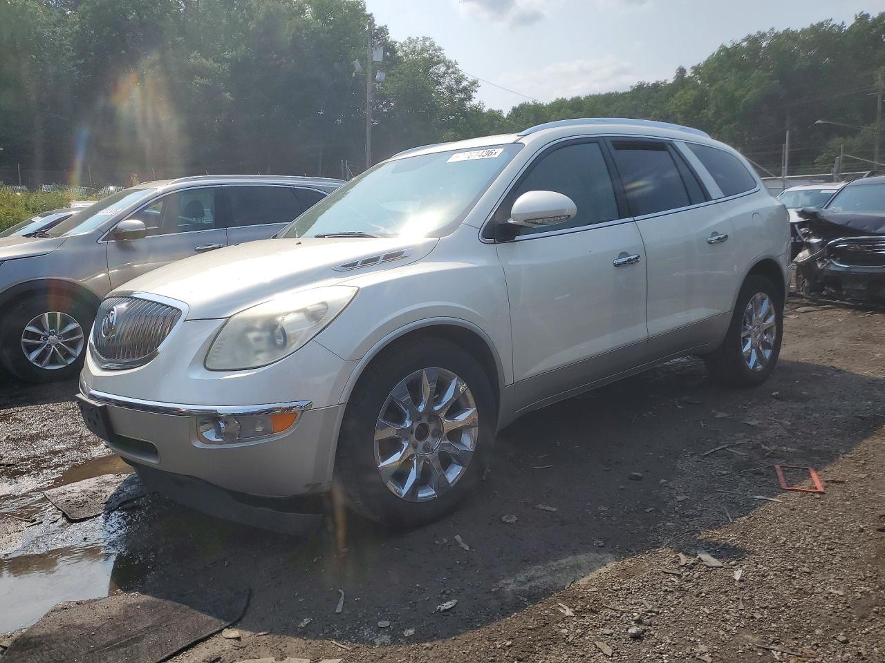 2012 Buick Enclave White vin: 5GAKVDED7CJ170000
