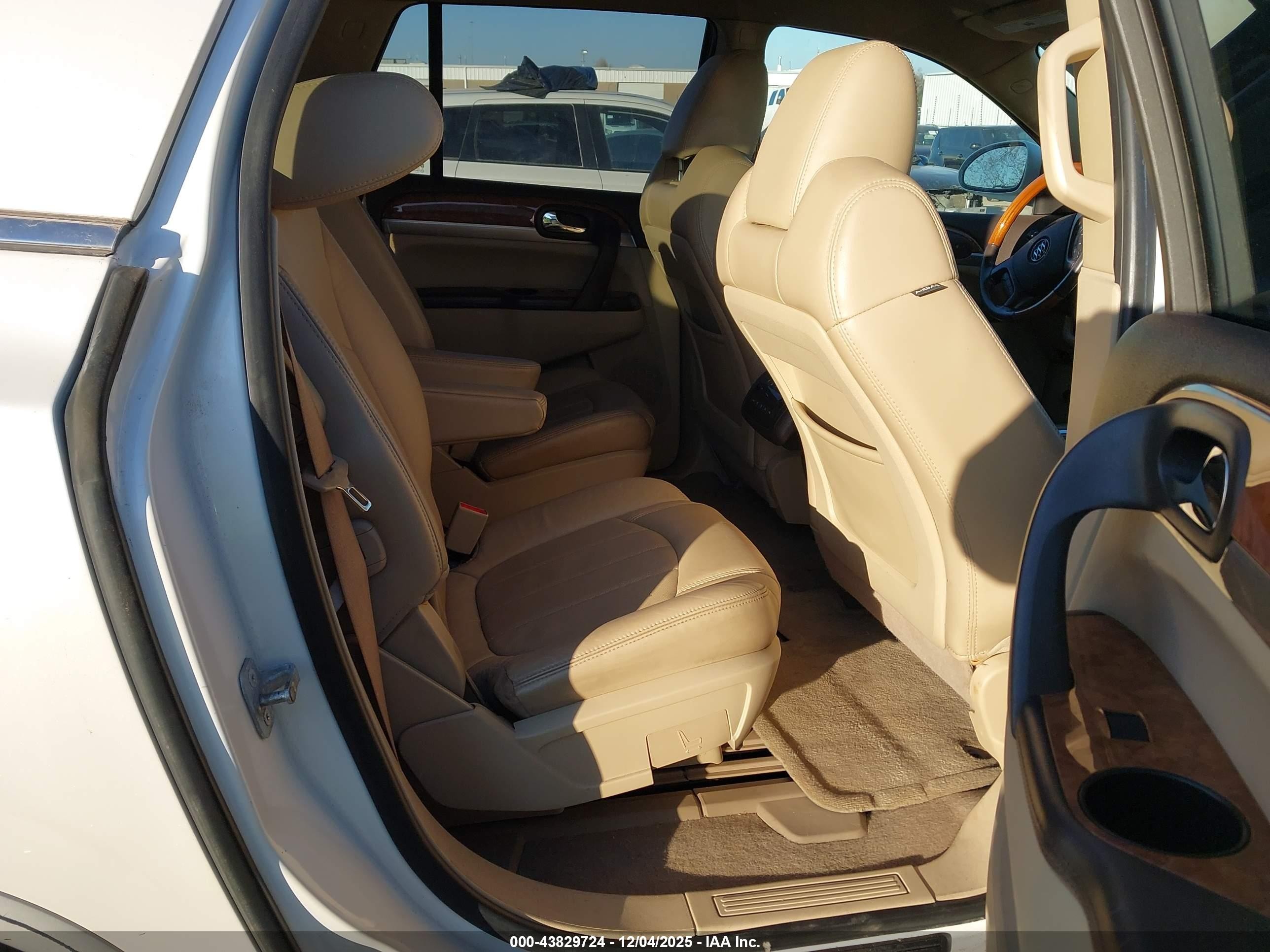 2012 Buick Enclave Premium White vin: 5GAKVDED7CJ206641
