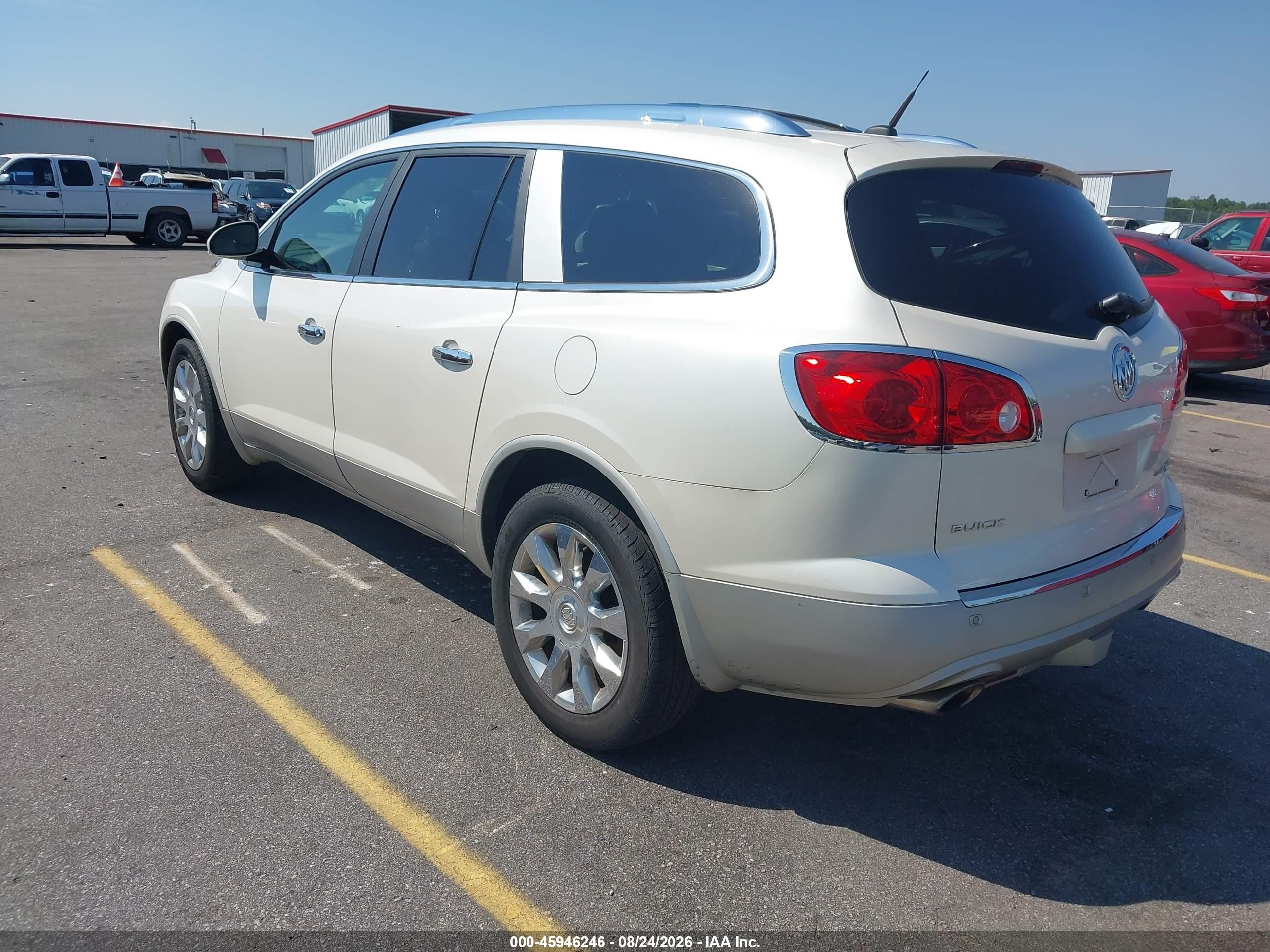 2012 Buick Enclave Premium White vin: 5GAKVDED7CJ214111