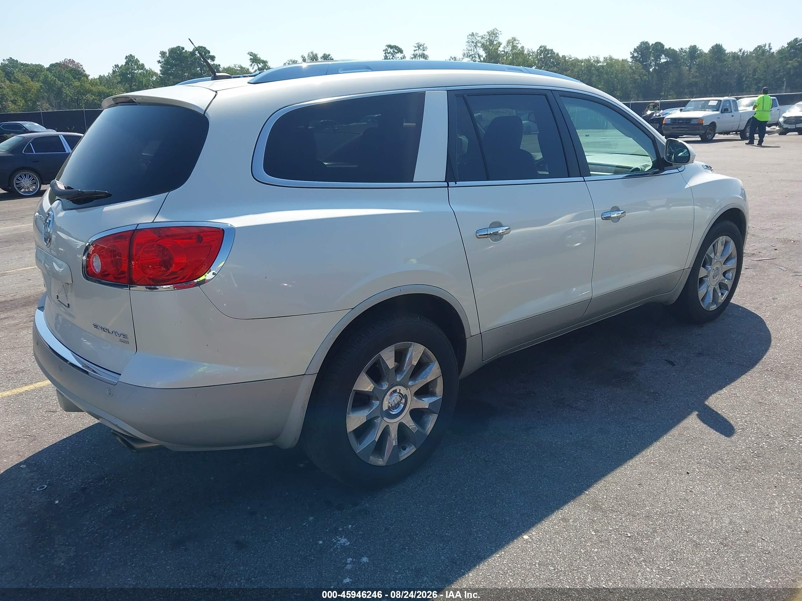 2012 Buick Enclave Premium White vin: 5GAKVDED7CJ214111