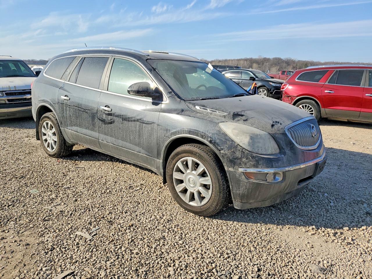 2012 Buick Enclave Black vin: 5GAKVDED8CJ203568
