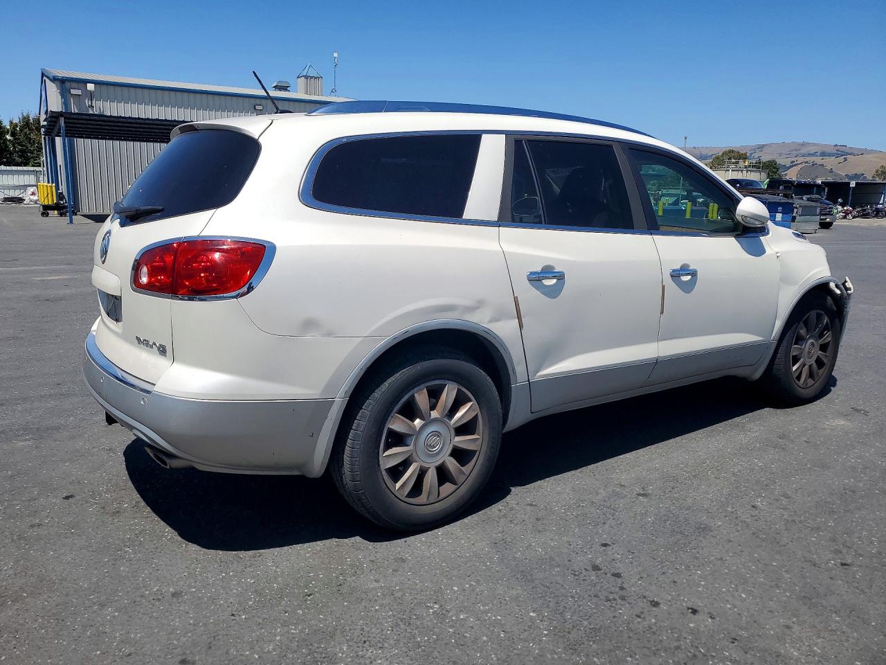 2012 Buick Enclave White vin: 5GAKVDED9CJ305445