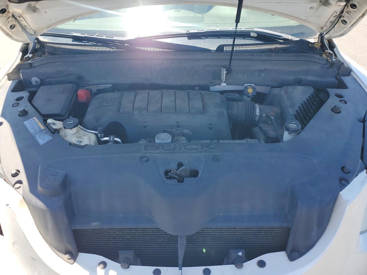 2012 Buick Enclave White vin: 5GAKVDED9CJ305445